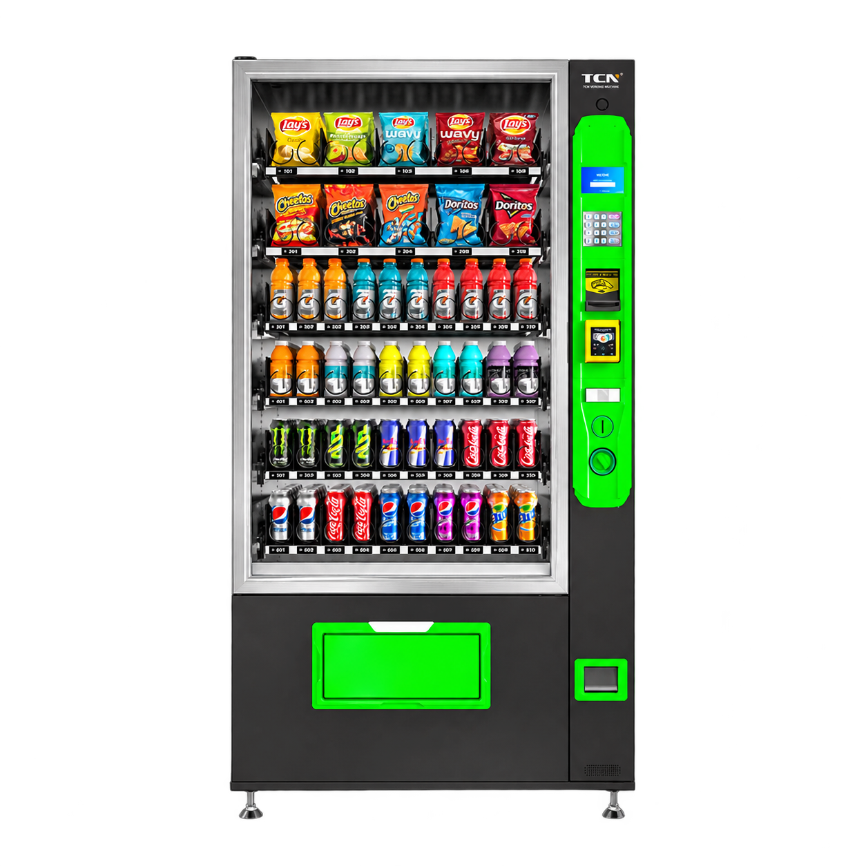 Snack and drink vending machine