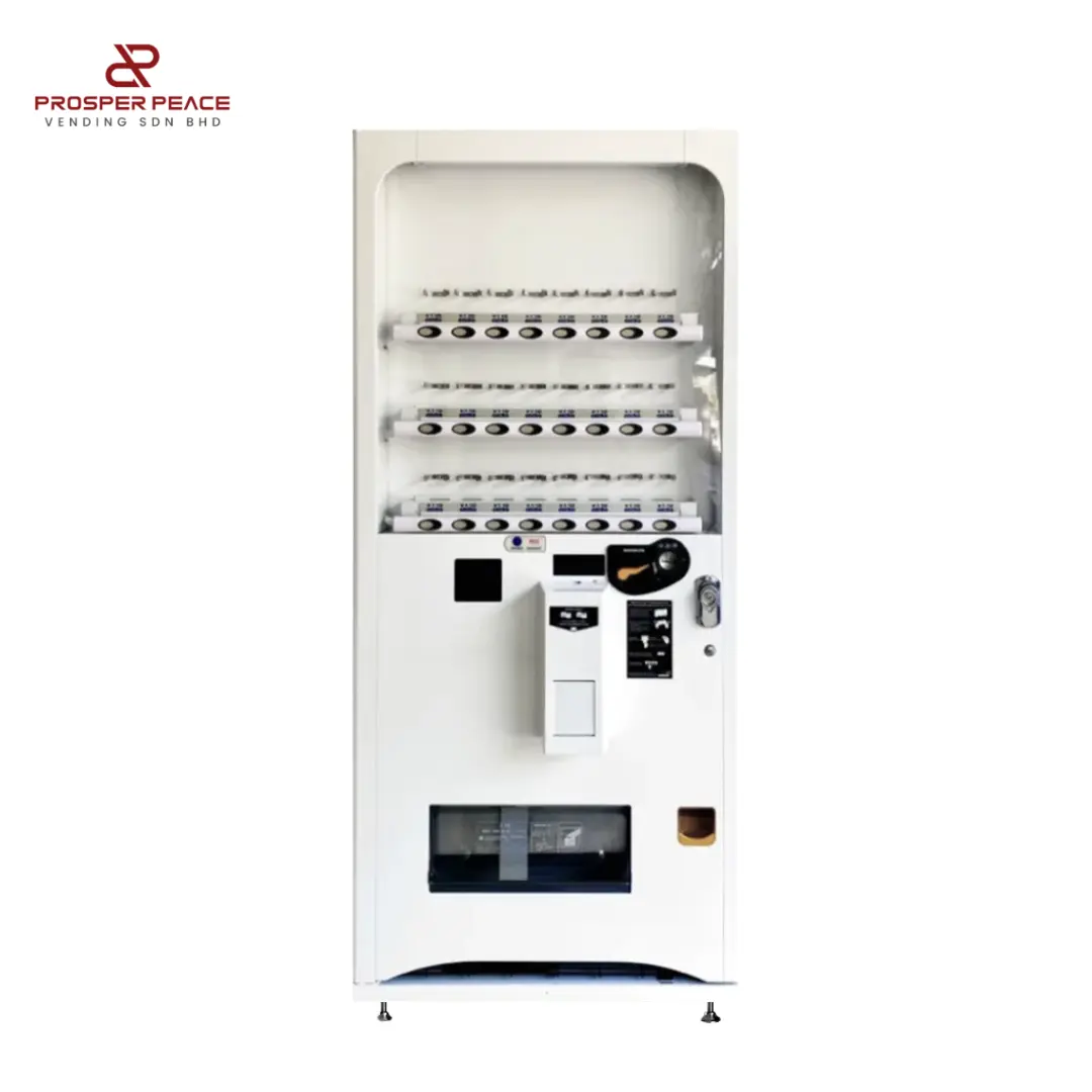 FUJI 24-Slot Tetra Pack Vending Machine — front view